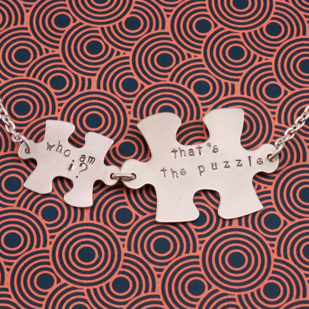 Metal Stamping Blanks Copper Puzzle Piece, 31mm (1.22") x 23.5mm (.93"), 24g, Pack of 5